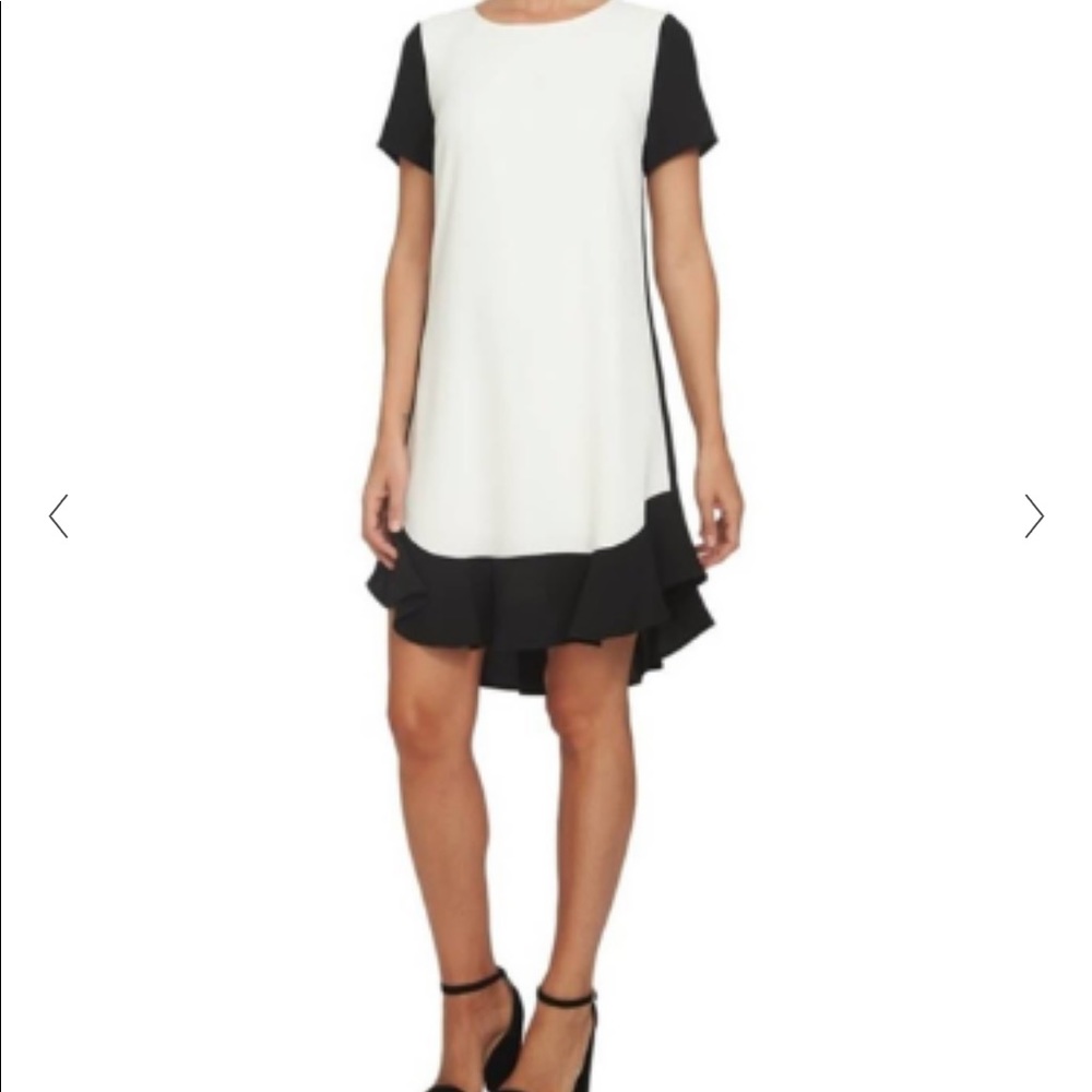 NWT CeCe white and black gorgeous dress -Never Worn with Tags!!